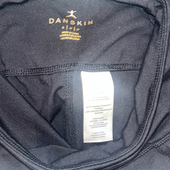 Danskin High Rise 7/8 leggings w/ bonded deep side pockets - Picture 4 of 15